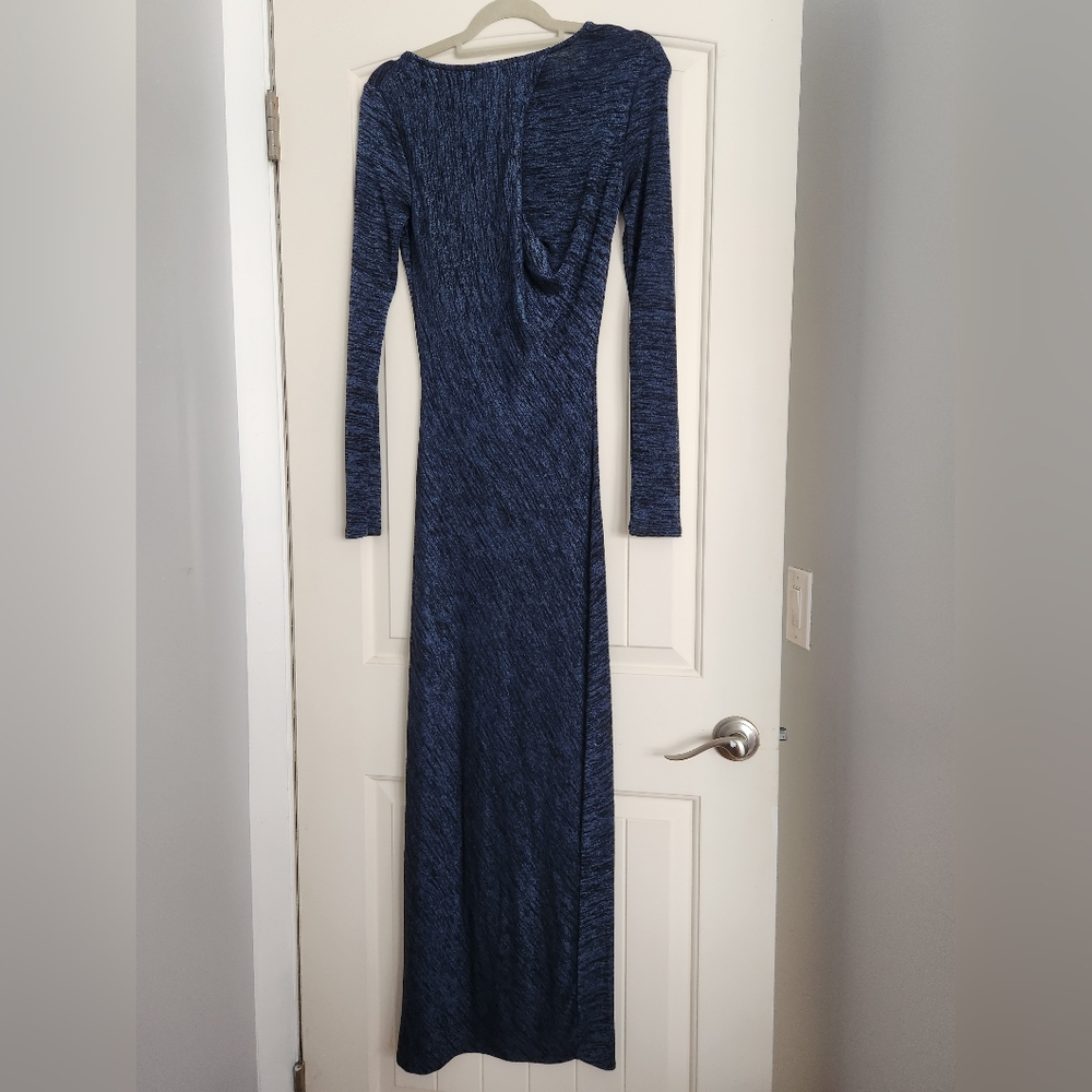 Victoria's Secret Maxi Dress Womens XS Blue Fitted NWOT - Picture 2 of 4